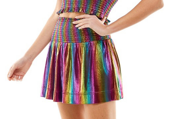Holographic Silky shorts