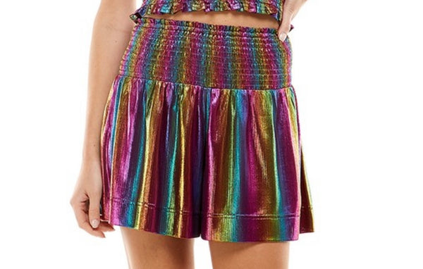 Holographic Silky shorts